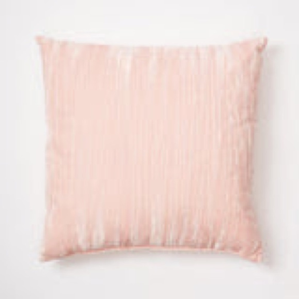 Dusty Rose Dormify Crinkle Velvet Pillow